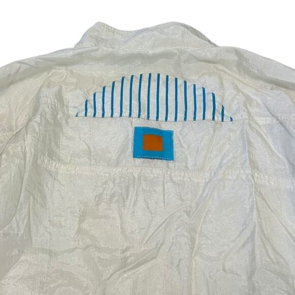 White Colorblock 90’s Windbreaker Jacket - Picture 5 of 7